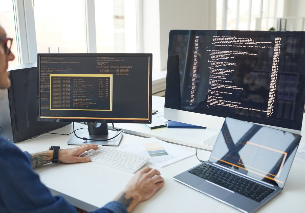 nodejs code laptop