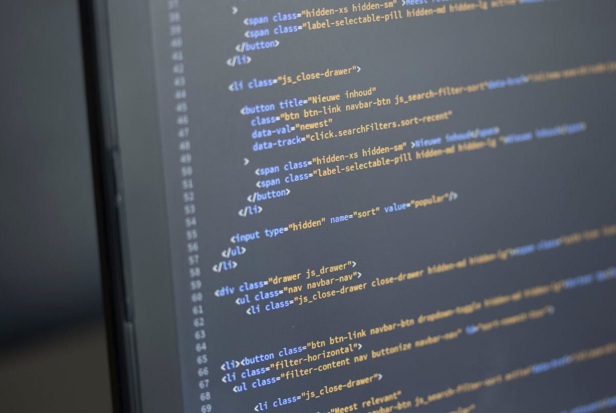 code editor screen