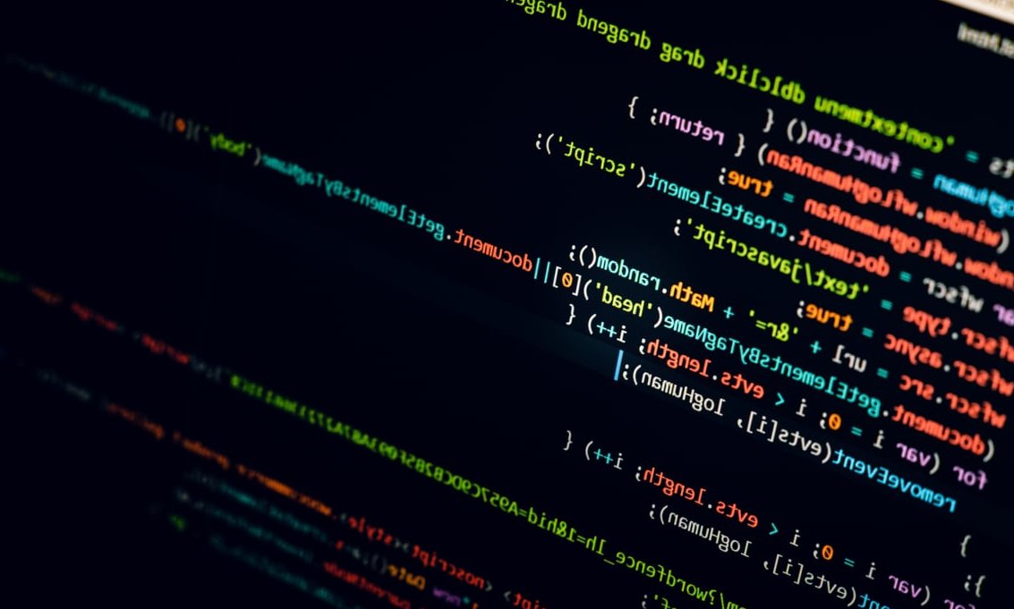 code editor screen